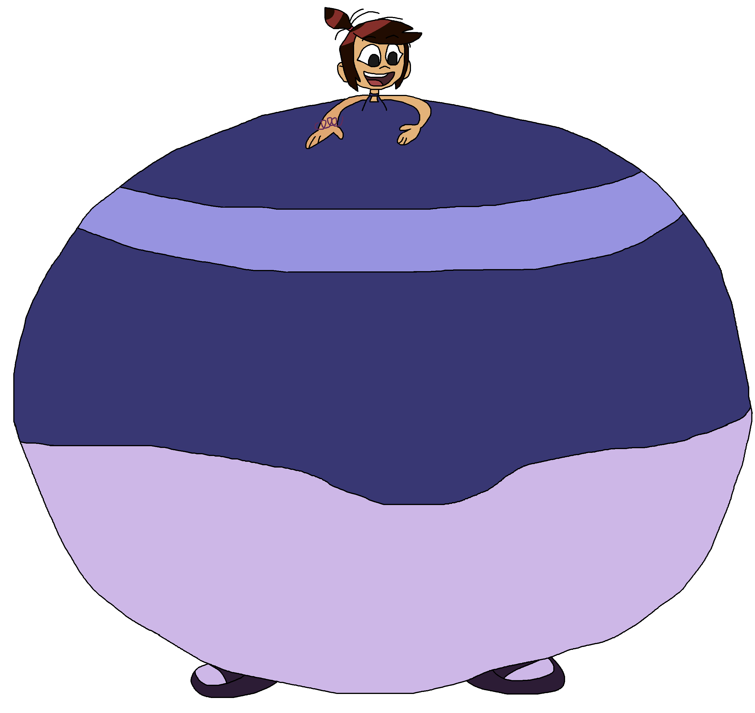 Mha Roly Poly Big Roly Poly Molly McGee Alt by happaxgamma on DeviantArt