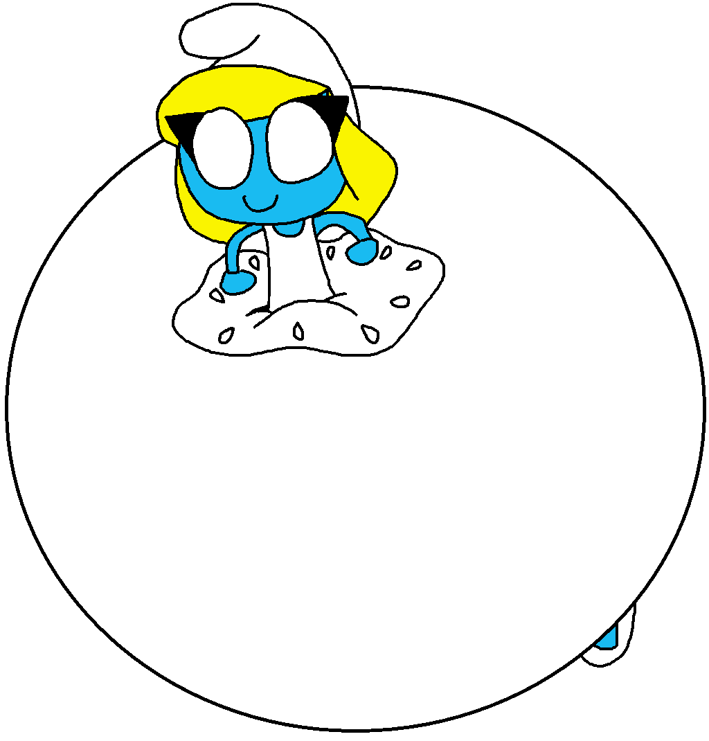 Smurfette Flying Pants Inflation by happaxgamma on DeviantArt