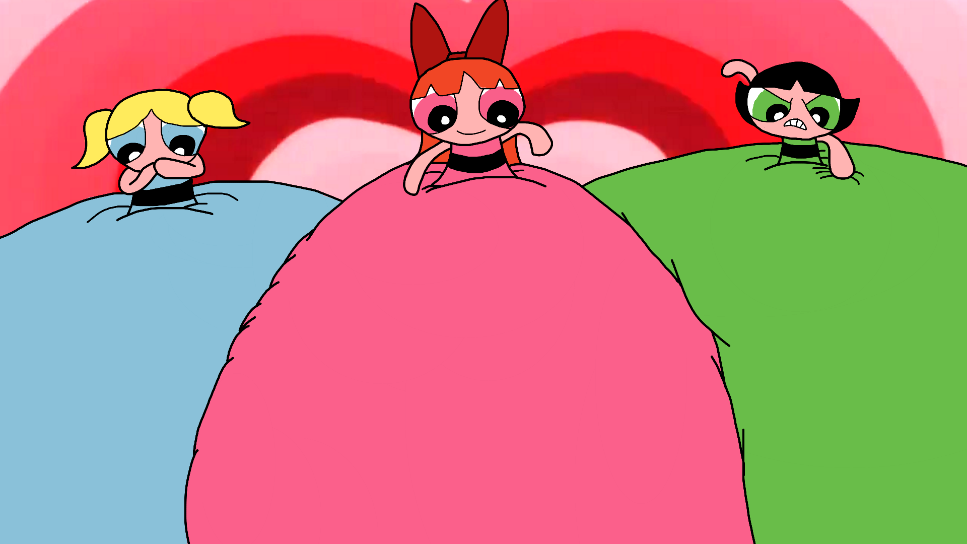 IWT508: Powerpuff Pants Inflation by happaxgamma on DeviantArt