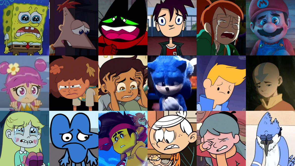 18 Characters Are Sad And Crying by SuperRedAnimate2K12 on DeviantArt
