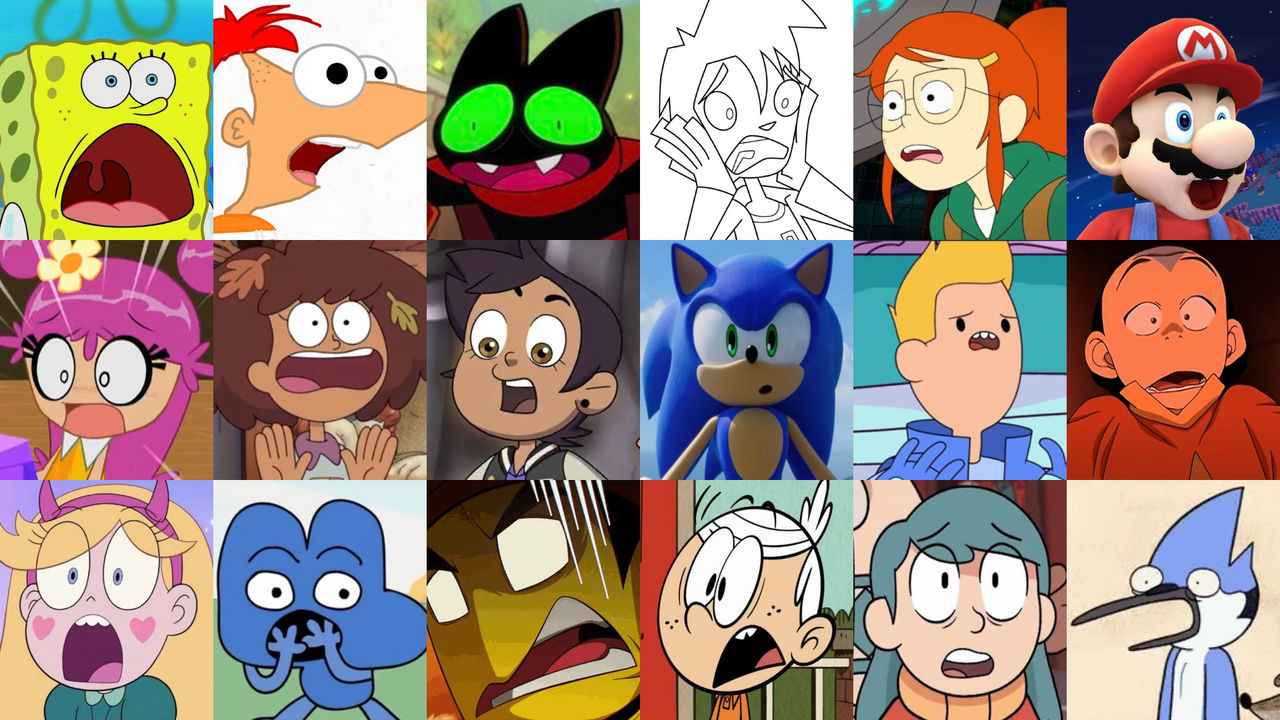 18 Characters Are Shocked For Something by SuperRedAnimate2K12 on ...