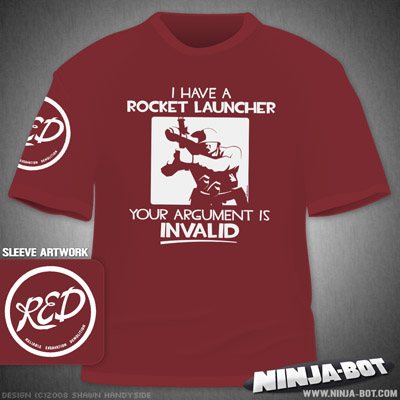 Red Team Rocket Launcher Shirt