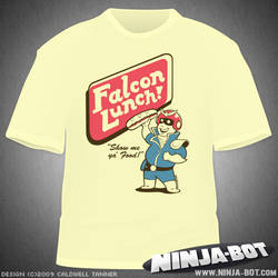 Falcon Lunch T-Shirt Design