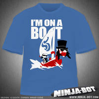 I'M ON A BOAT T-Shirt Design