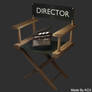 Director chair + clapperboard