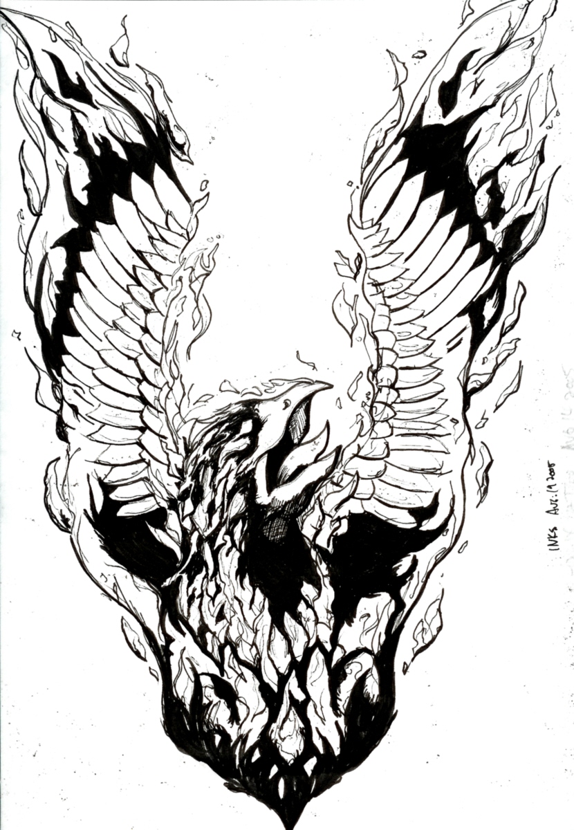 Phoenix Tattoo ink by NickMockoviak on DeviantArt Phoenix Tattoo ink by NickMockoviak on DeviantArt