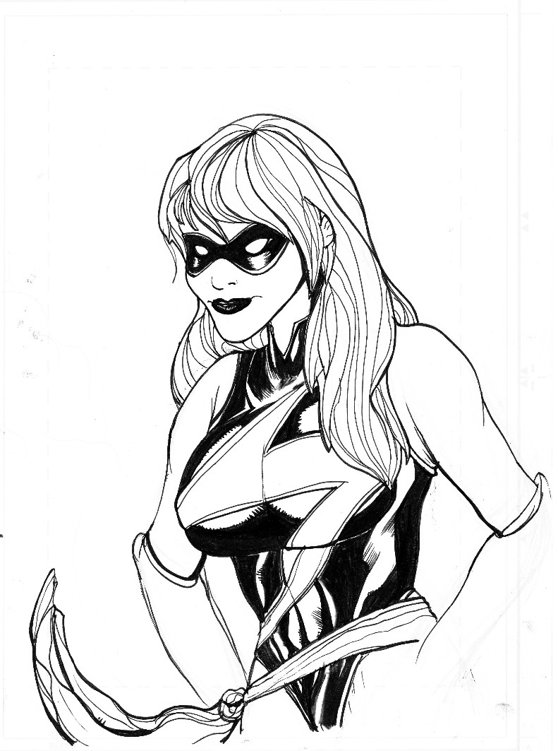 Ms. Marvel doodle