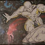 Silver Surfer painted table