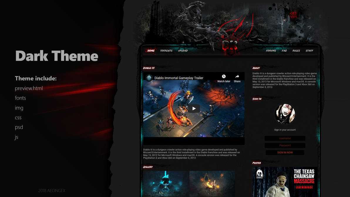 Dark Theme by GFX-AEON on DeviantArt
