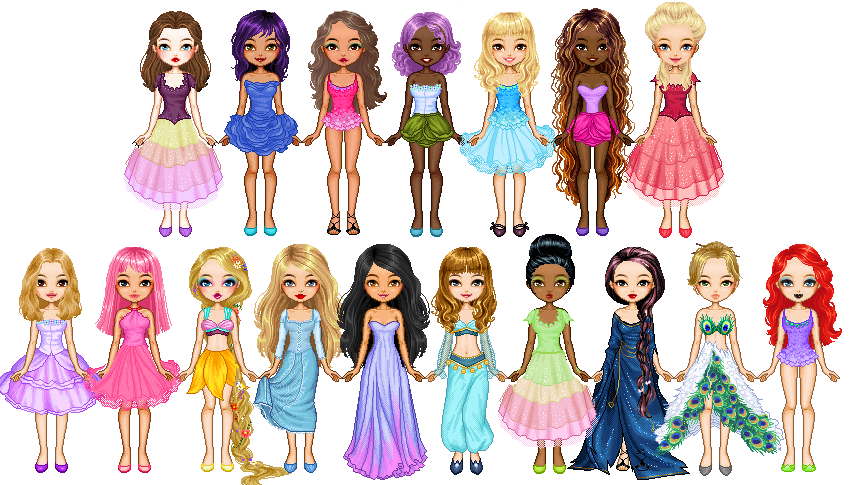Dress up online dollz