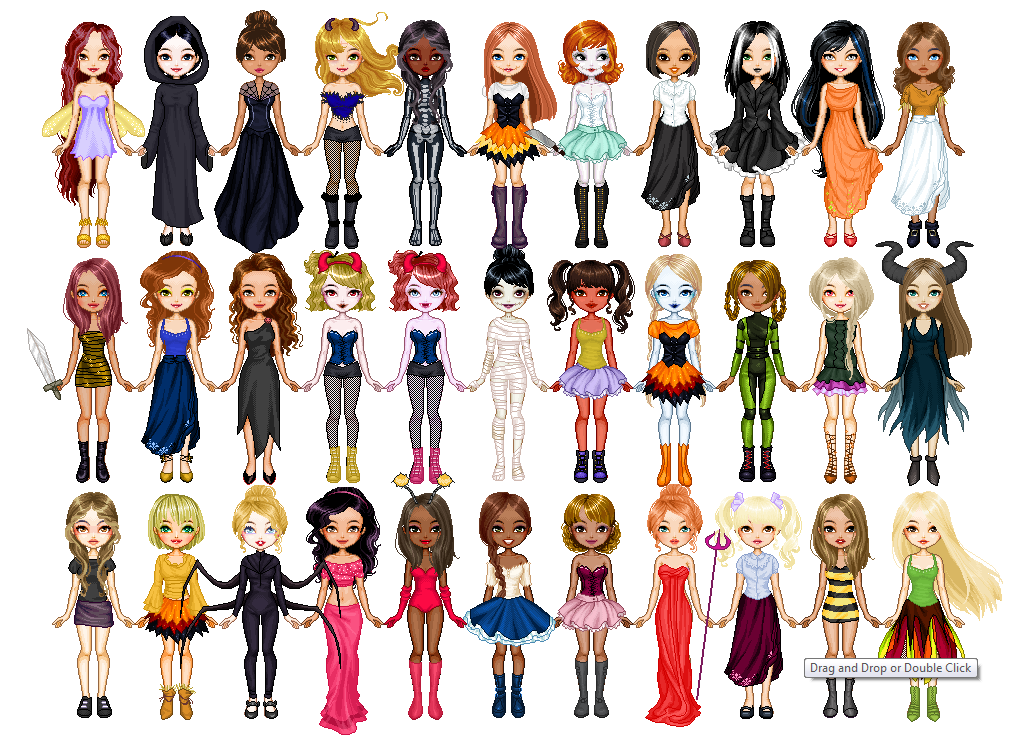 Dress up deals dollz
