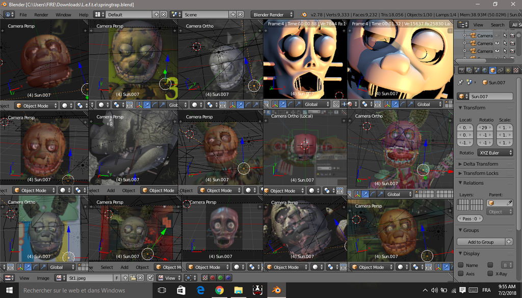 Spring Trap Vr Rig springtrap_V2_wip2. by Geta1999 on DeviantArt