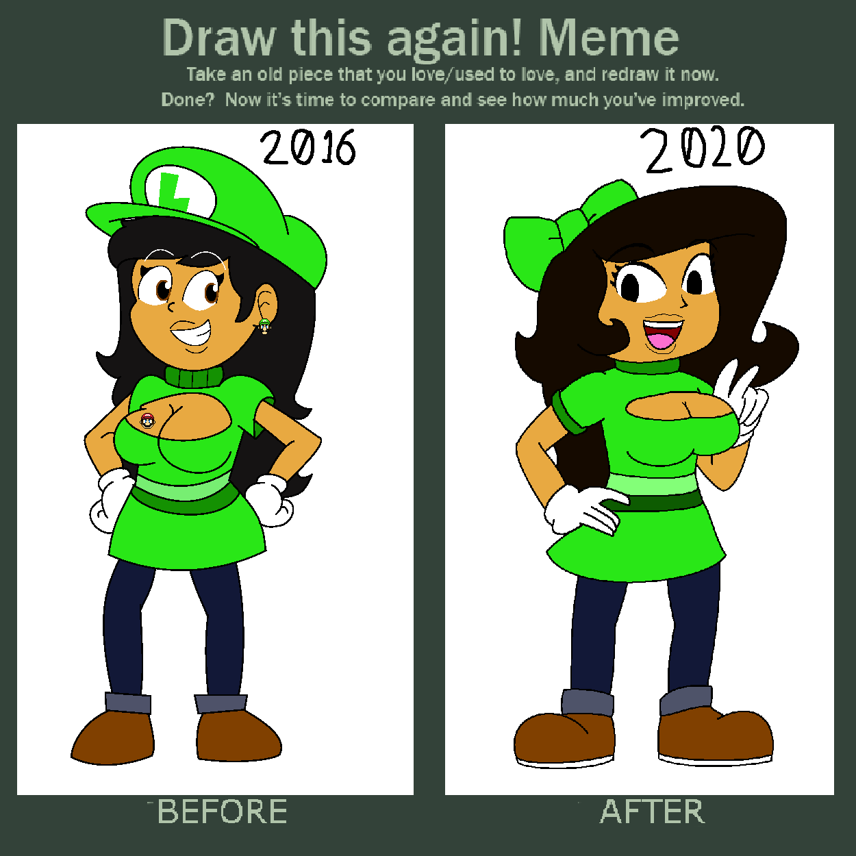 Before And After Meme Starring Rosa Johnson By Mamaweegieswag On Deviantart Before And After Meme Starring Rosa Johnson By Mamaweegieswag On Deviantart