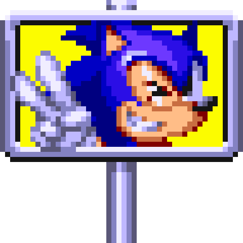 Sonic Fall Sign Posts custom sonic signpost by pkgsonic on DeviantArt