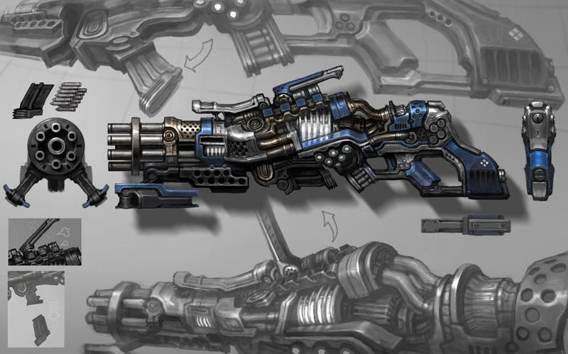 Machine Gun Deviantart machine gun by rabbiteyes on DeviantArt