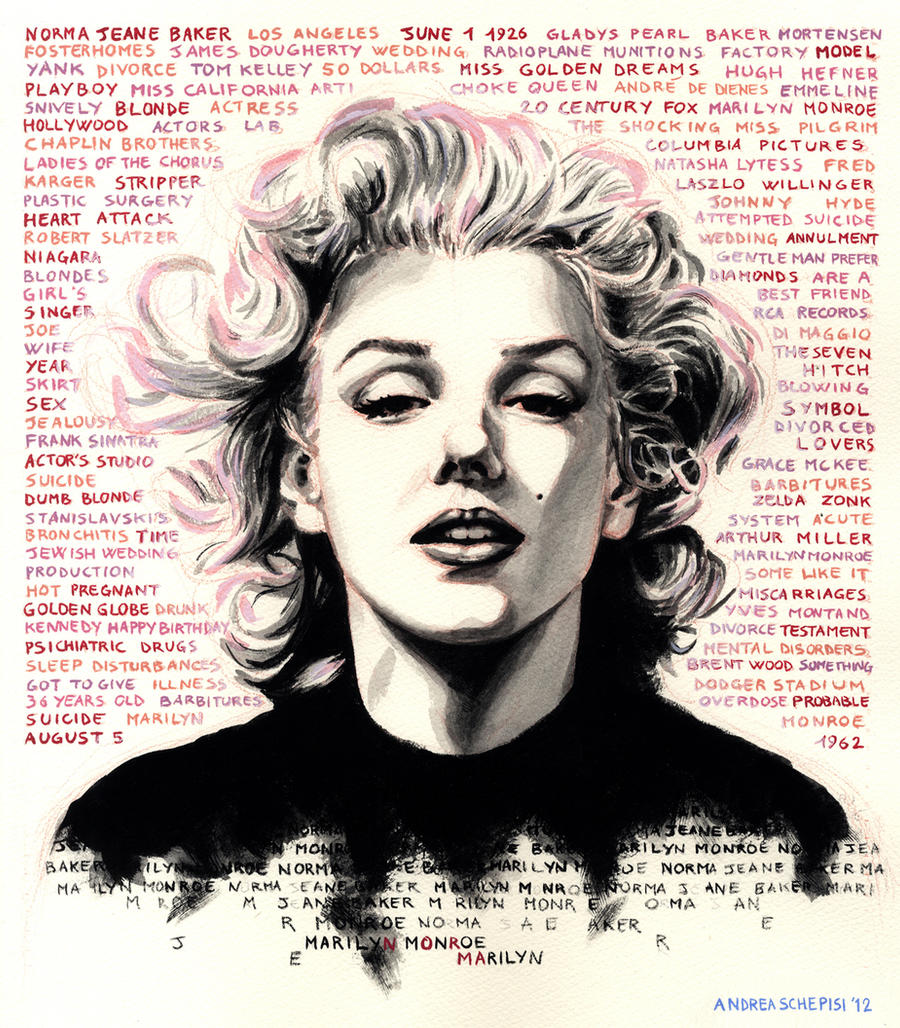 Marilyn Monroe Final Poster By Andreaschepisi On Deviantart