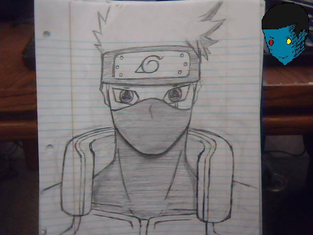 Kakashi Mangekyou Sharigan Duplo - Desenho de xx_barbosa29_xx - Gartic