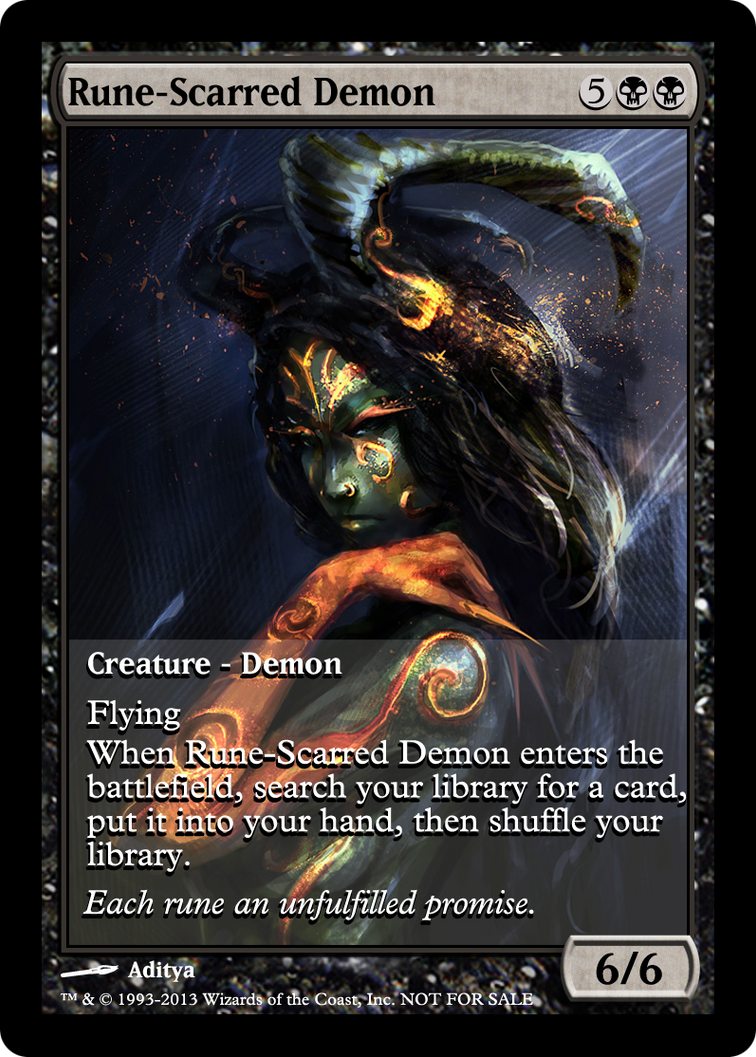 Rune-Scarred Demon by 02youeng on DeviantArt