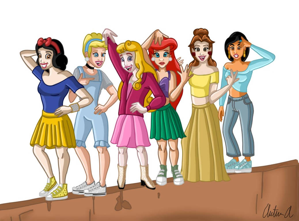 Disney Princess group 1 (final) by AutumnButterfly1995 on DeviantArt