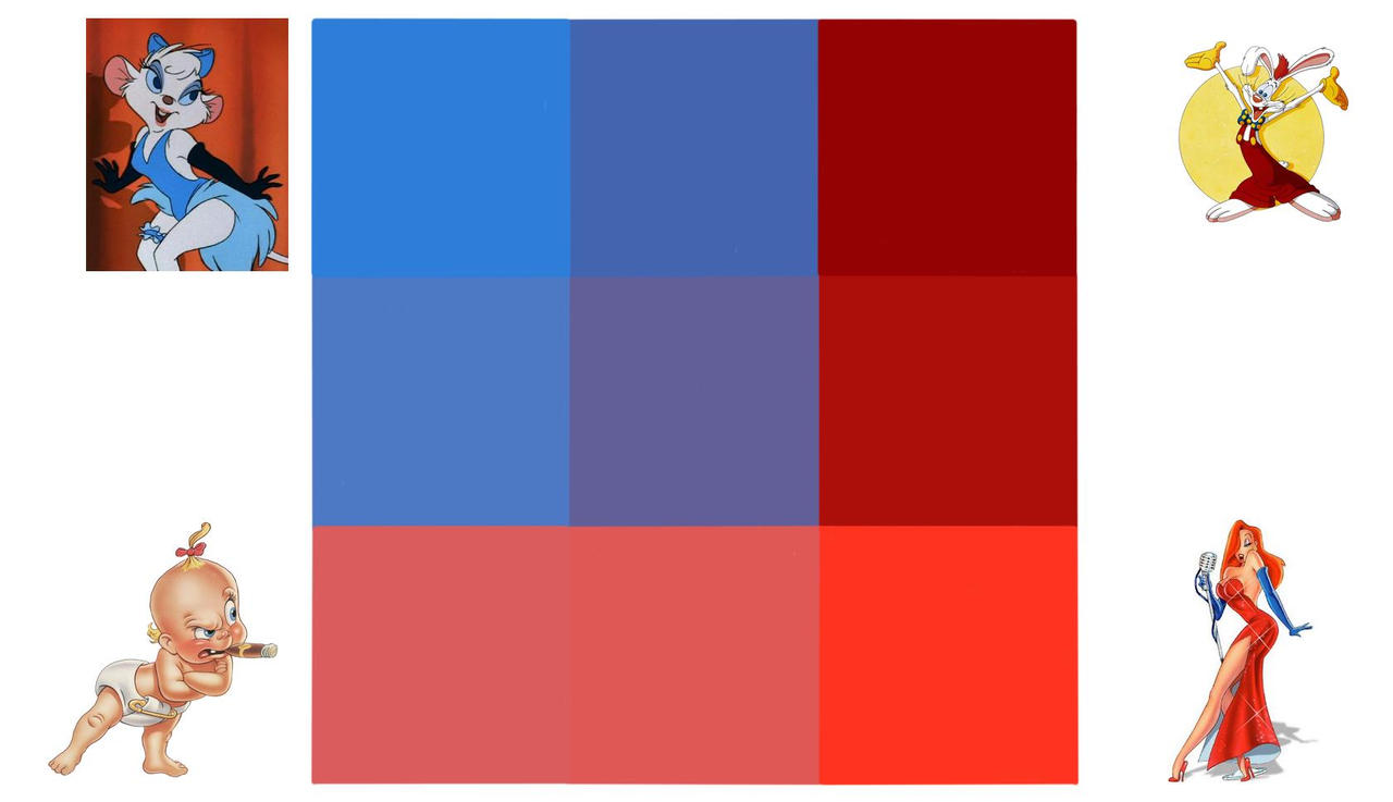 Miss Kitty Ouse, Roger Rabbit, Baby Hermna, and Je by ...