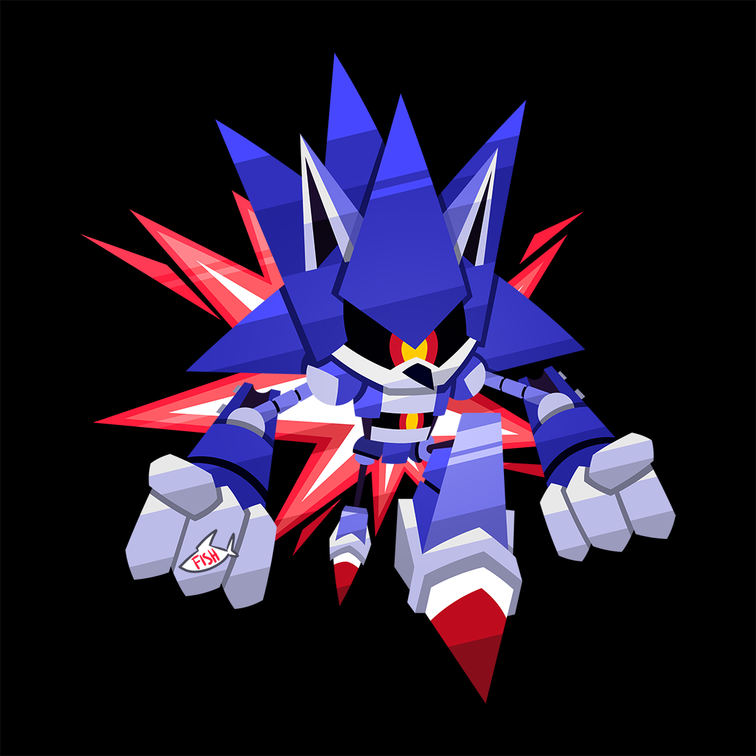 DanManX على X: Mecha Sonic is awesome #SonicTheHedgehog #Sonic #SMBZ  #MechaSonic #sonicfanart  / X