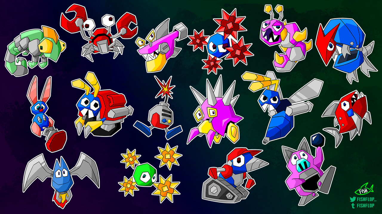Badnik Exploding Gif Badniks by fishflop-art on DeviantArt
