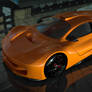 Concept car orange