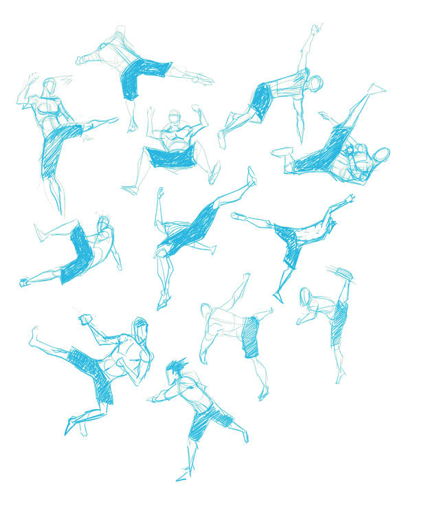 Martial Art sketches by TheChu on DeviantArt