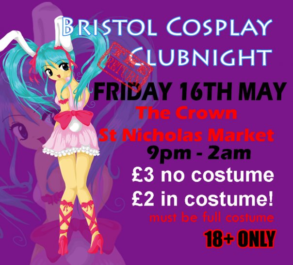 Cosplay Clubnight Flyer