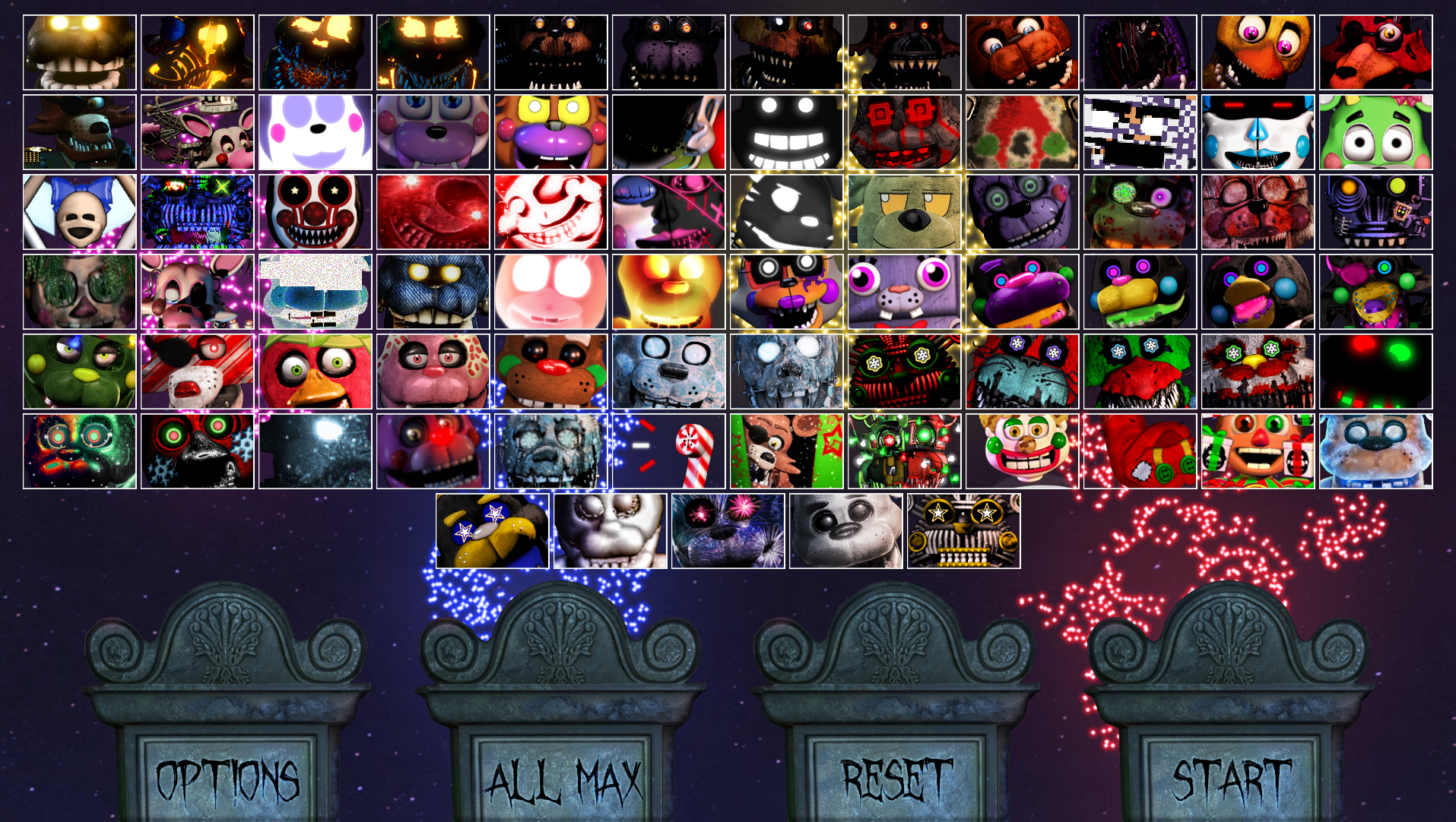 Five Nights at Freddy's 4 Ultimate Custom Night by PyjamaDog on DeviantArt