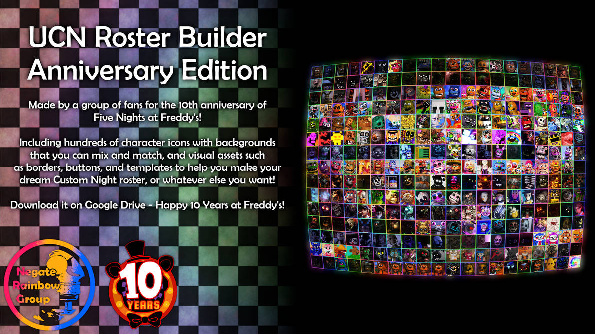 UCN Roster Builder ~ Anniversary Edition! by Chimin395 on DeviantArt