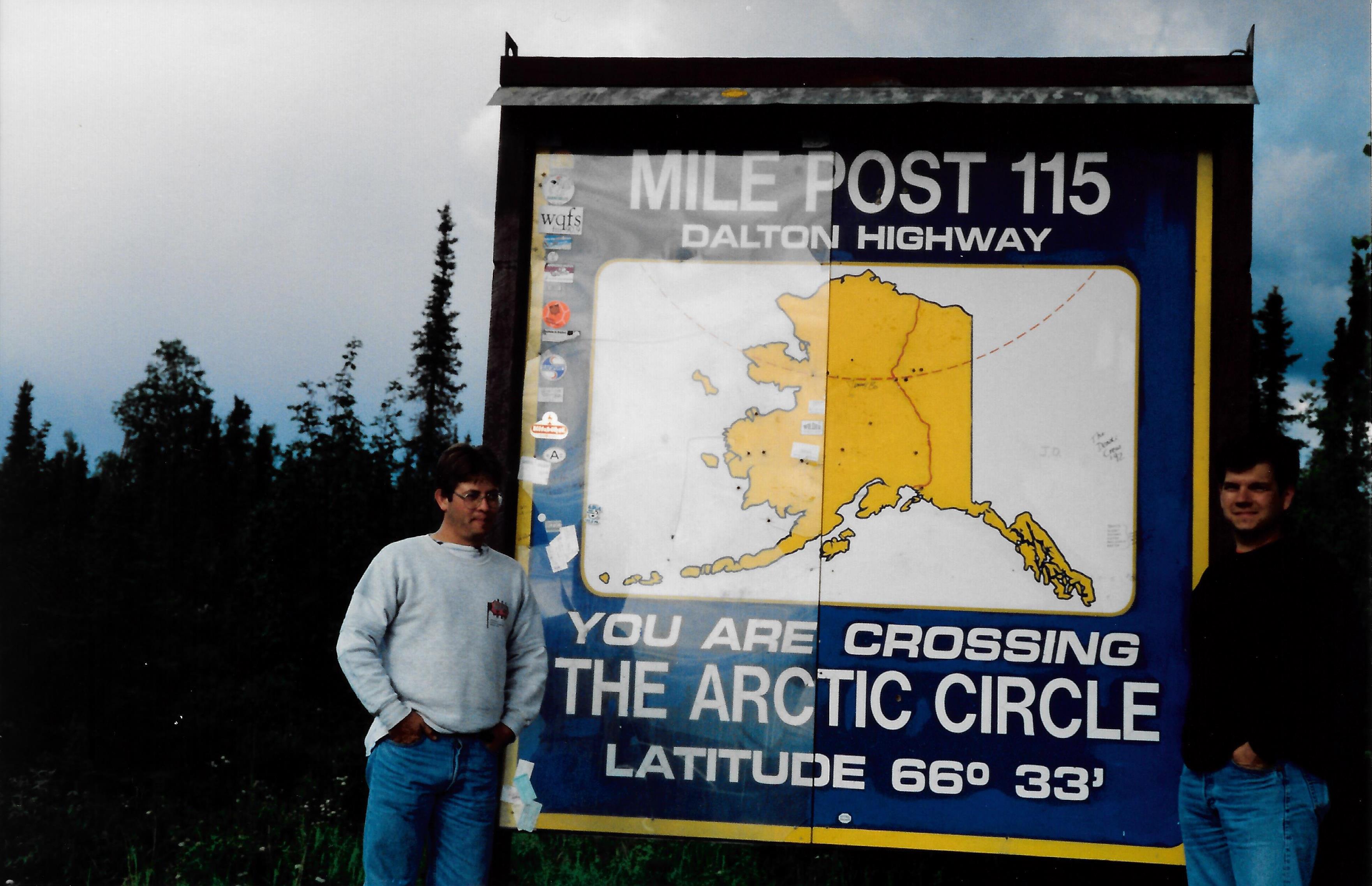 Alaska Highway N of the Artic Circle