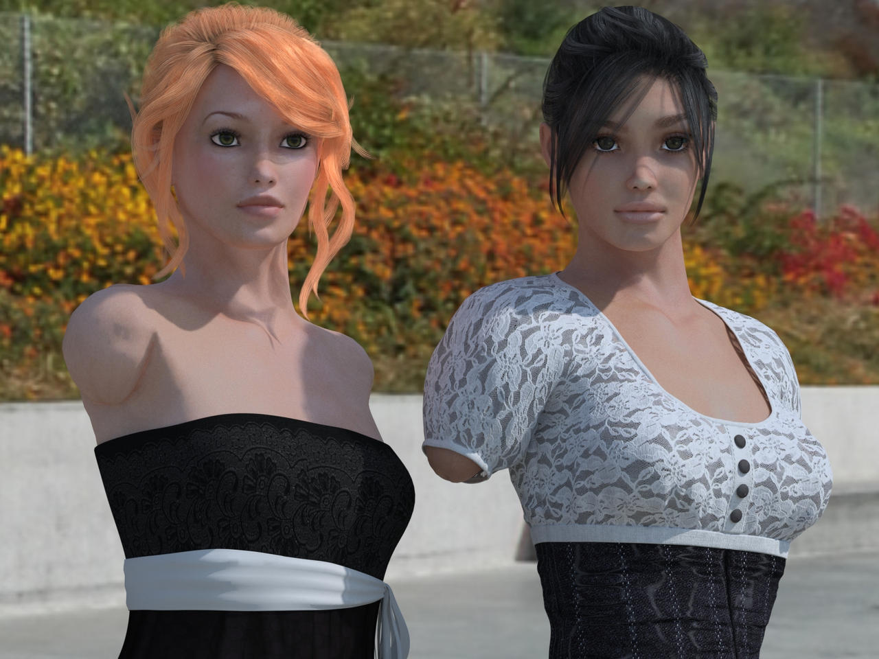 Dae Deviantart jm Alice and Alysse DAE Render 9 by jaro992001 on DeviantArt