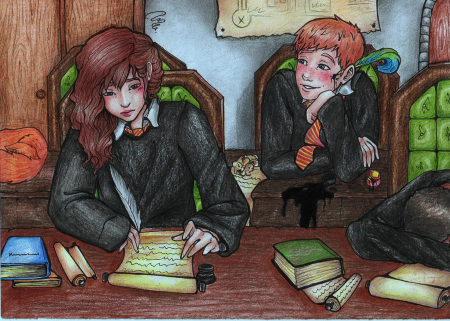 Hermione and Ron