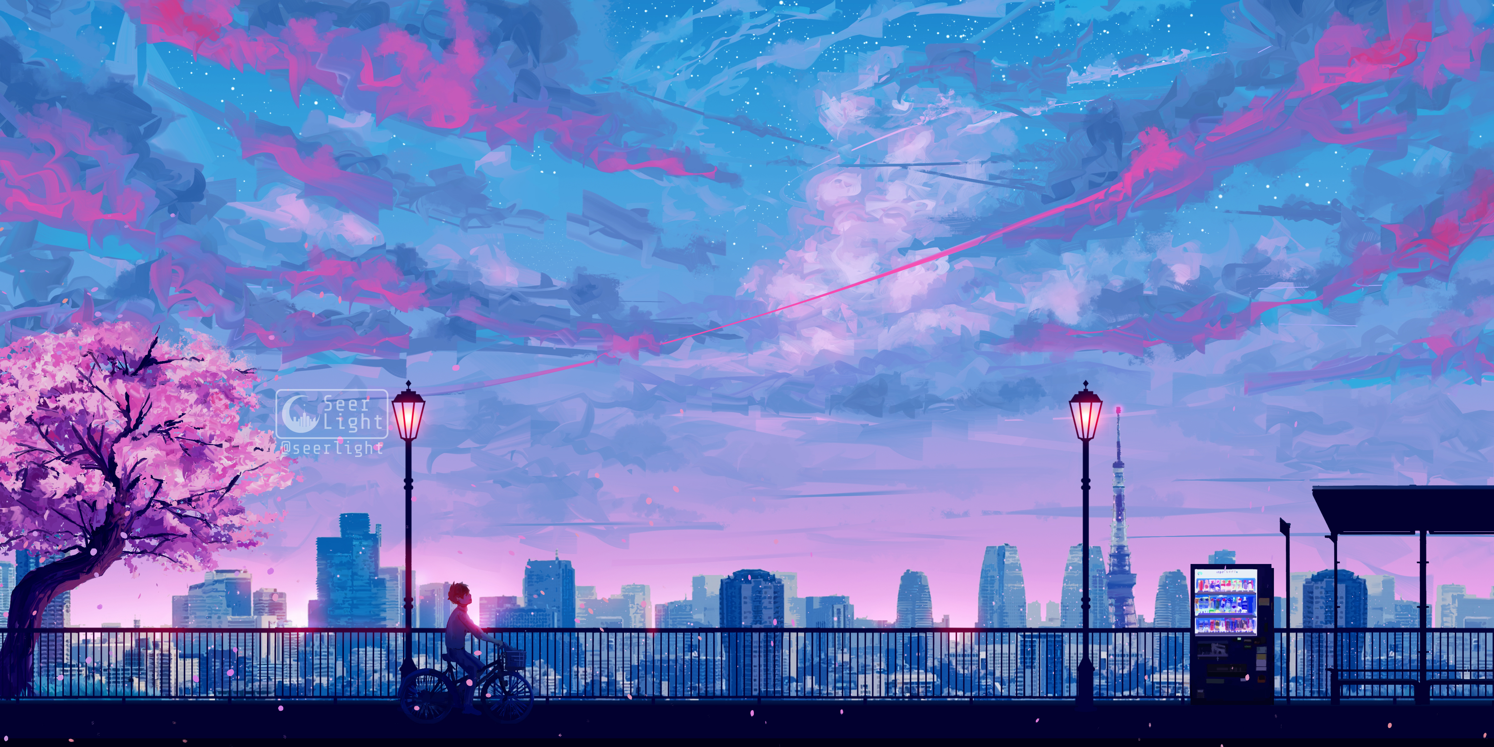 Let's Go Home - anime post  Cityscape wallpaper, Anime scenery