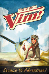 Vim! Poster restored  by cory27
