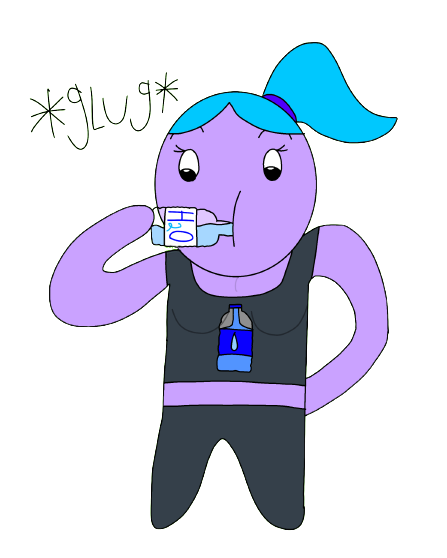 Trucy Thirstday Drinking Water by TommyTonkaHasReturns on DeviantArt