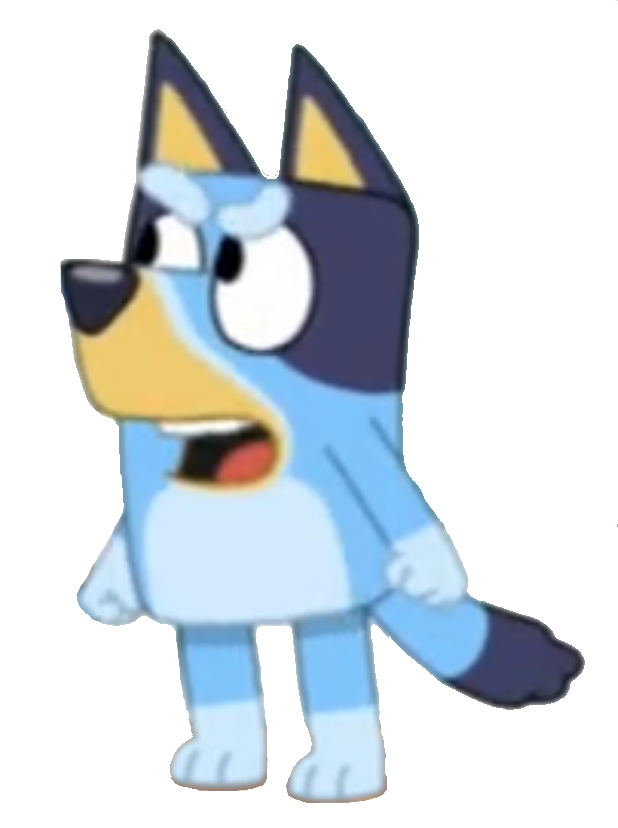 Bluey yelling by TommyTonkaHasReturns on DeviantArt