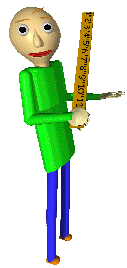 Baldi Loading Screen Pattern Baldi title screen pose (modern) by TommyTonkaHasReturns on DeviantArt