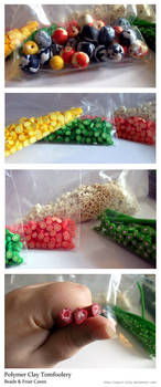 Polymer Fruit Canes and Beads