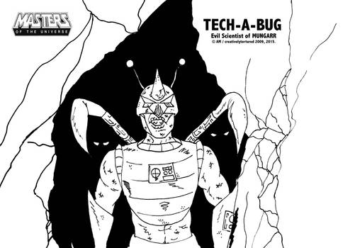 MOTU TECH-A-BUG  Evil Scientist of MUNGARR!