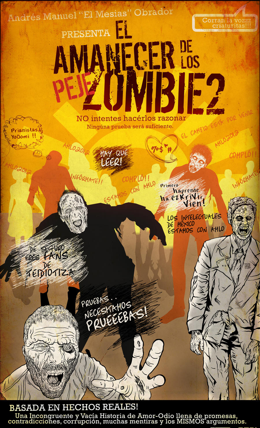 El amanecer de los Peje-Zombies 2