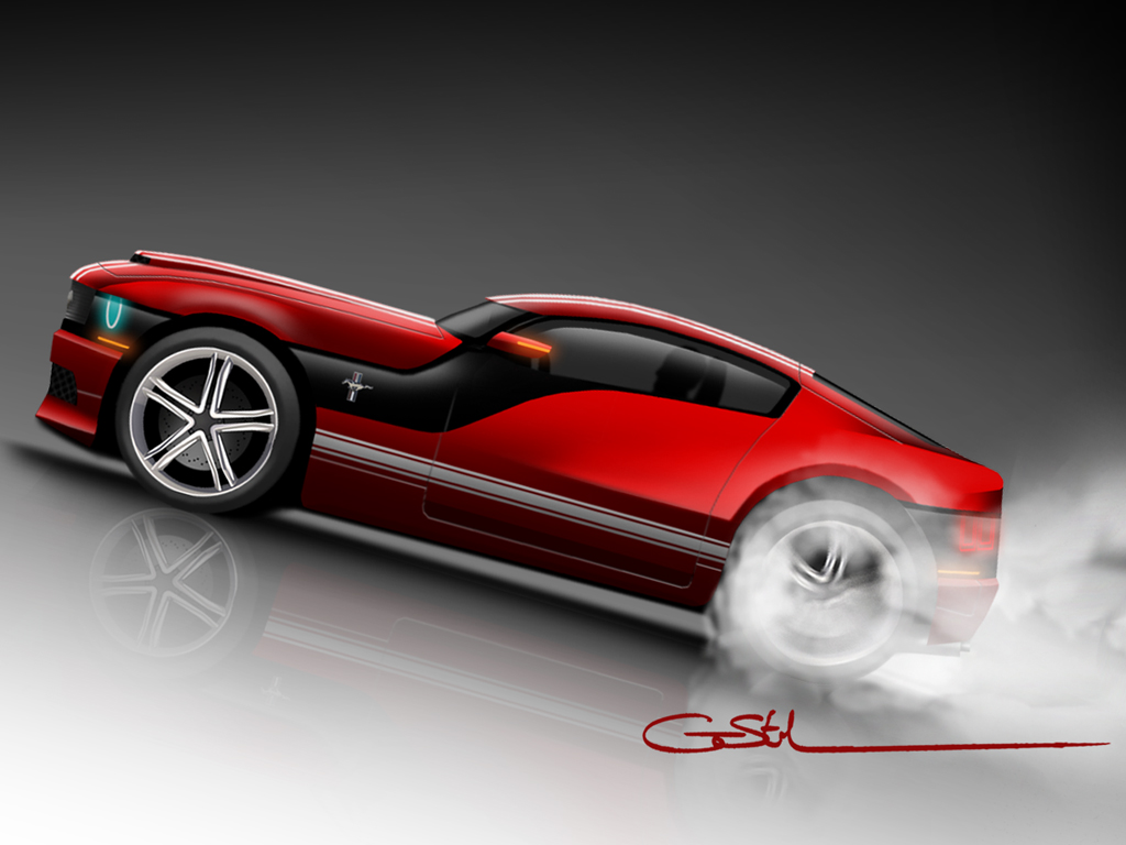 2015 Mustang GT - Burnout