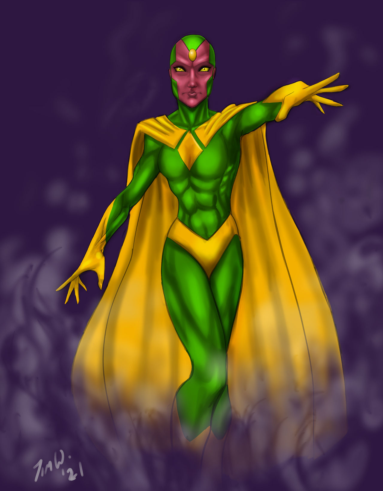 Vision Deviantart Female Vision by LiquidSpyder on DeviantArt