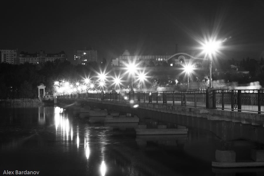 River view at night