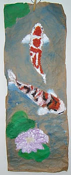 Kohaku and Taisho-sanke Koi