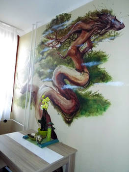 Dragontree wall painting