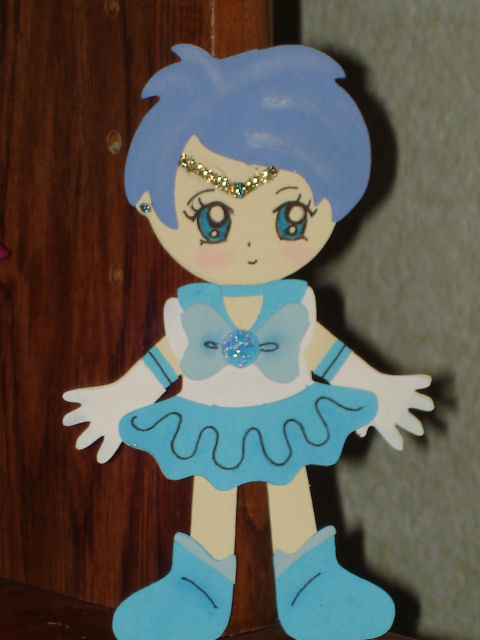 Sailor Merc Cricut Paper Doll