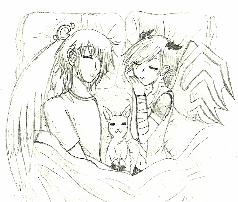 Sketch7 - Happy celestial family