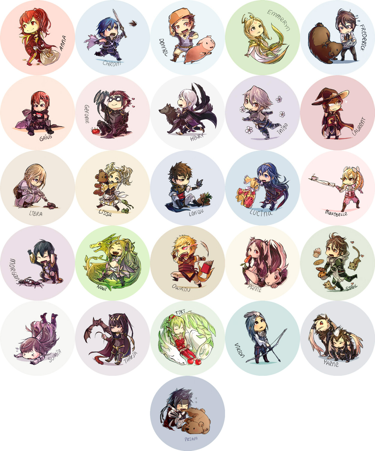 Fire Emblem Awakening Buttons [UPDATED]